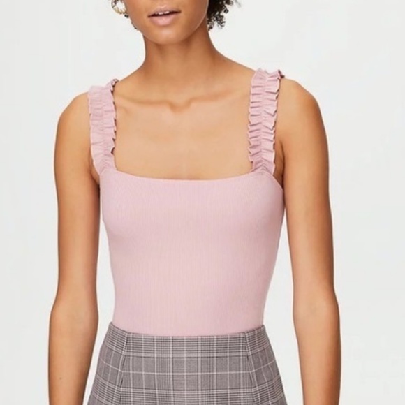 Aritzia Sunday Best FIRECRACKER Boydsuit Size XS in Blush - Picture 1 of 5